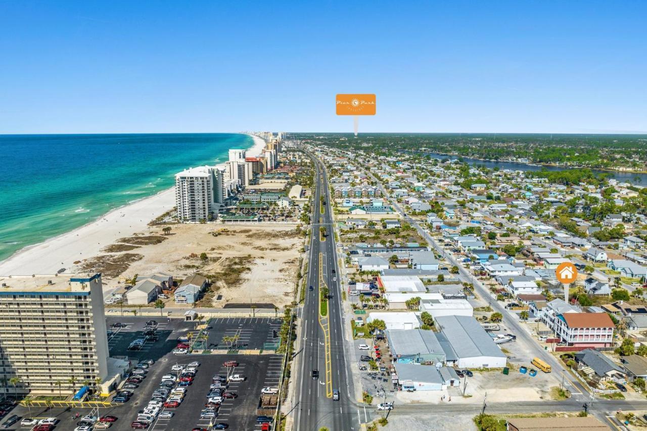 Teal Waters Gulf View With Private Pool Villa Panama City Beach Bagian luar foto