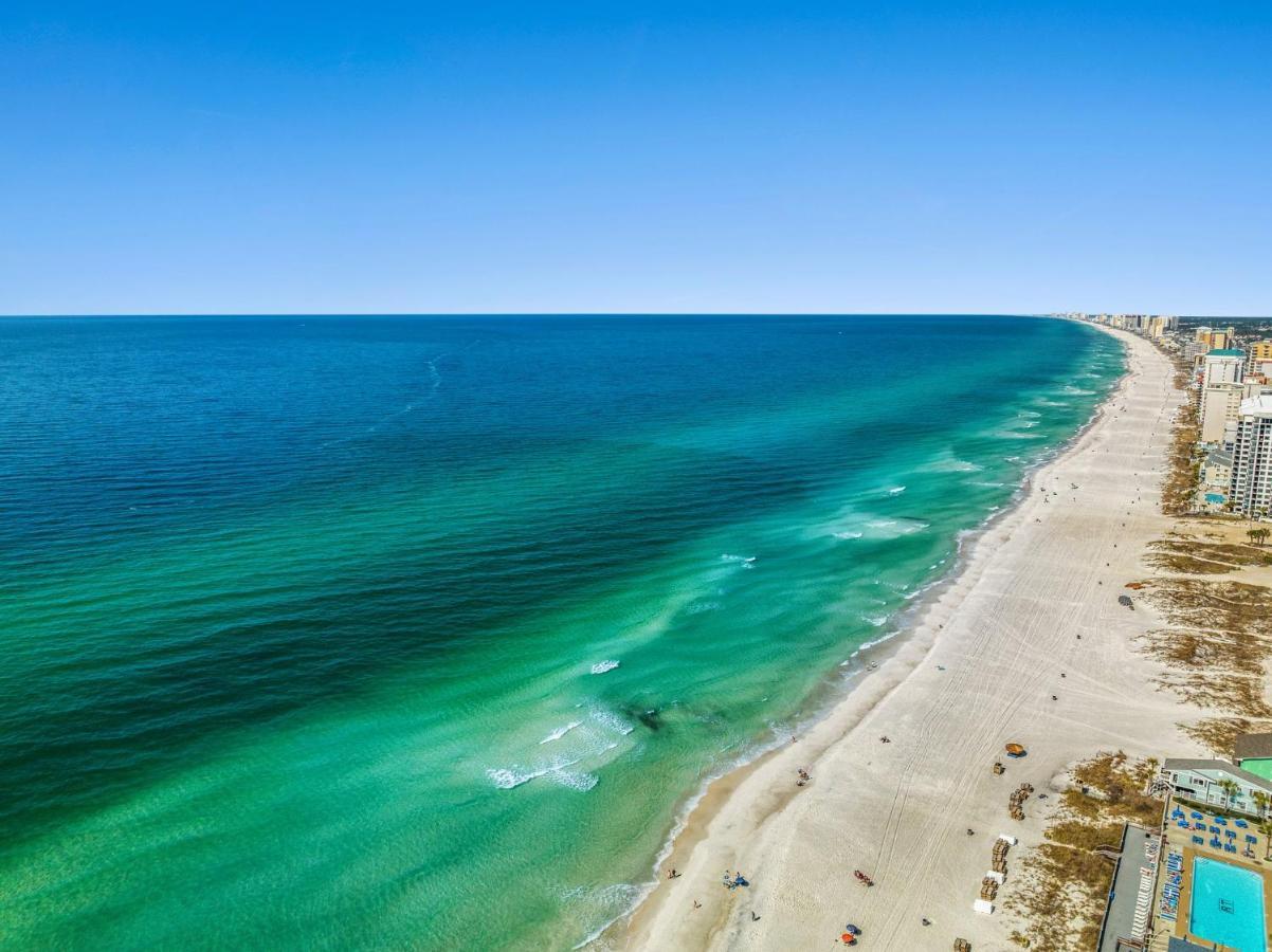 Teal Waters Gulf View With Private Pool Villa Panama City Beach Bagian luar foto